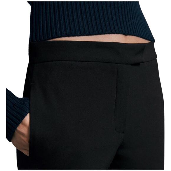 Rag & Bone Rebecca Split Zip Hem Pants Black 16 NWT - Picture 2 of 10